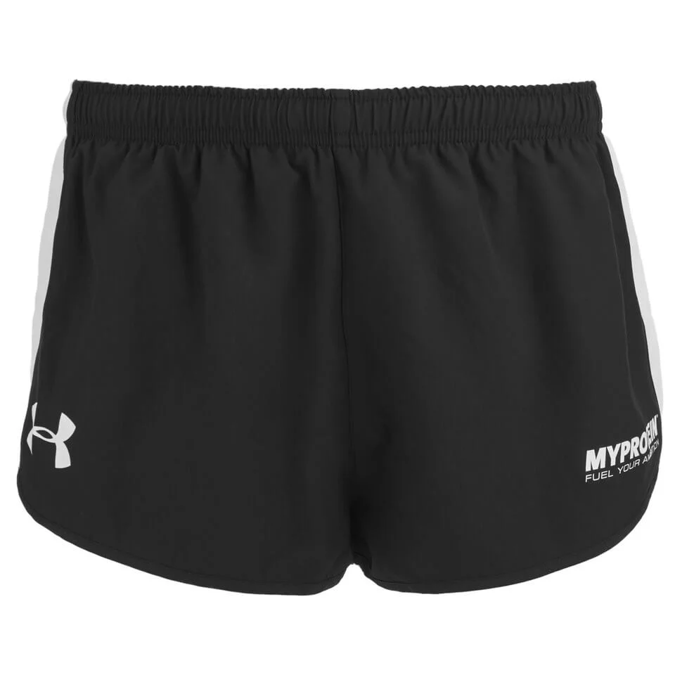 Pantaloni atletici pentru barbati Under Armour, Negru/Alb Imagine 1