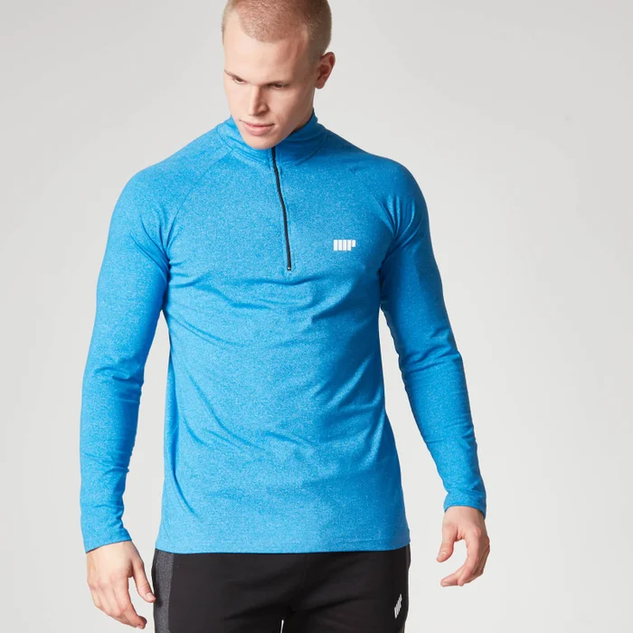 Bluza Performance cu maneca lunga si fermoar scurt