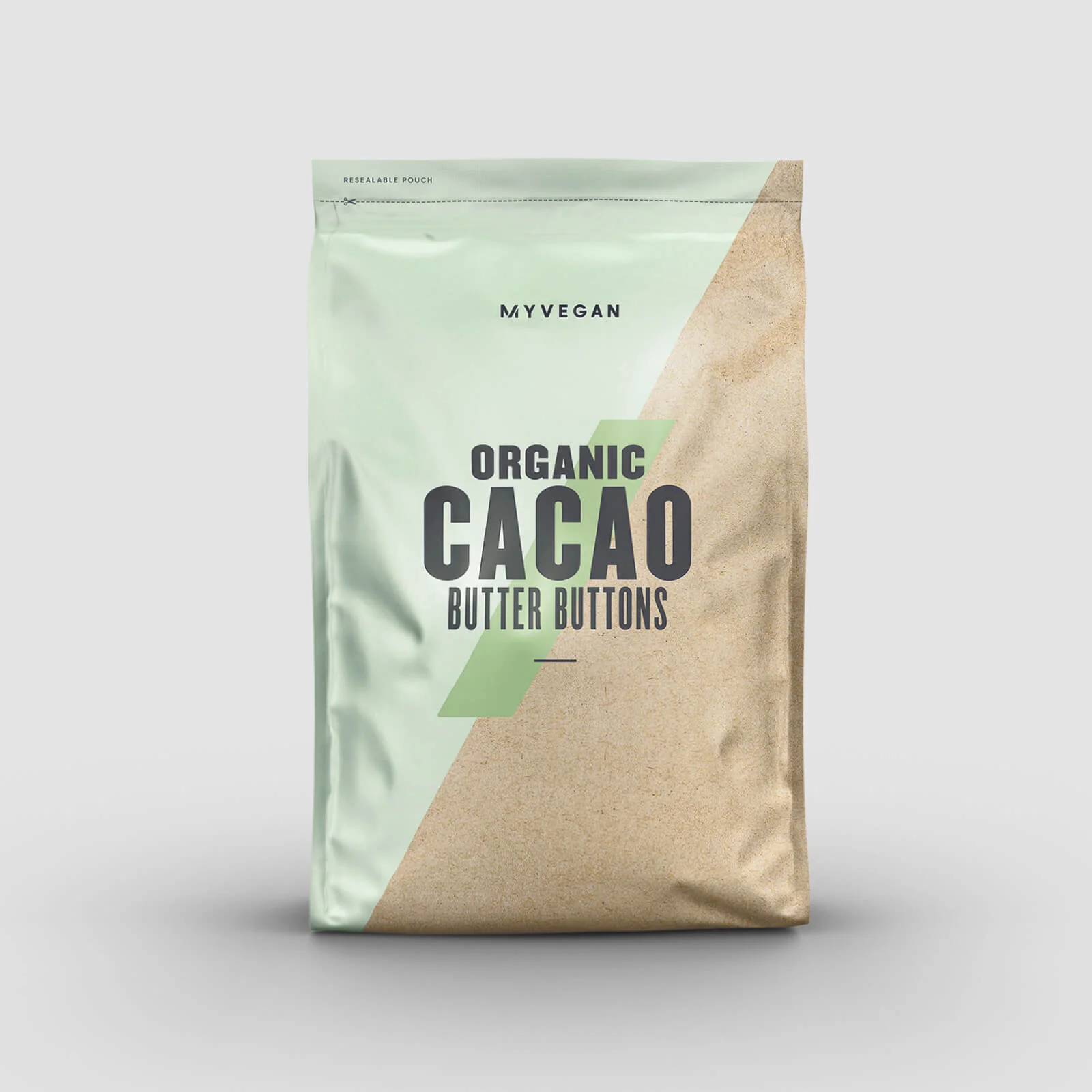 Bucăți din unt de Cacao organică - 300g - Fara aroma Imagine 1