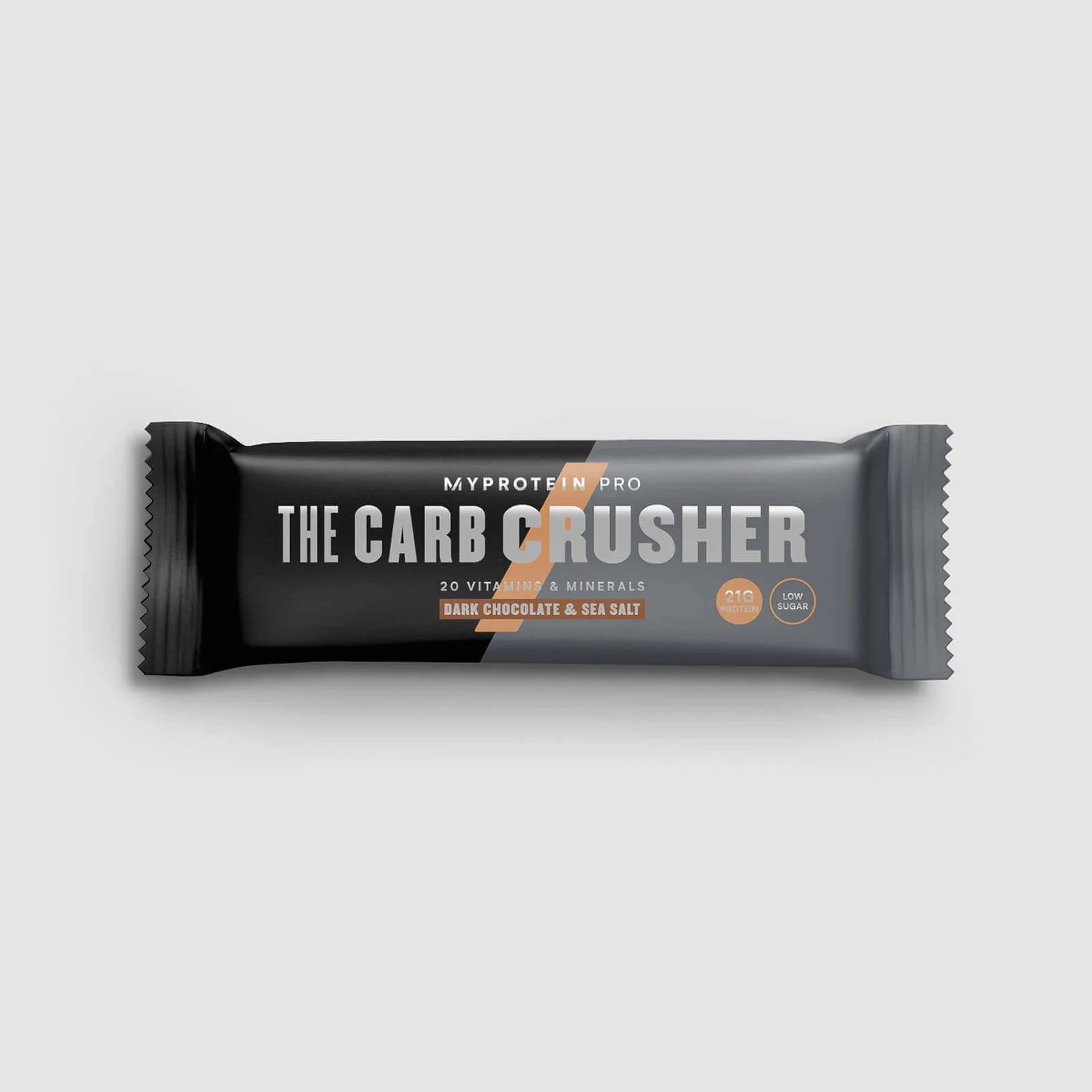THE Carb Crusher (mostră) - 60g - Ciocolată neagră și sare de mare Imagine 1