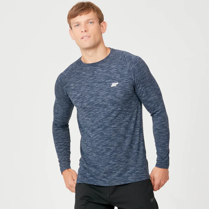 Tricou cu mânecă lungă MP Performance pentru bărbați - Cherry Marl
