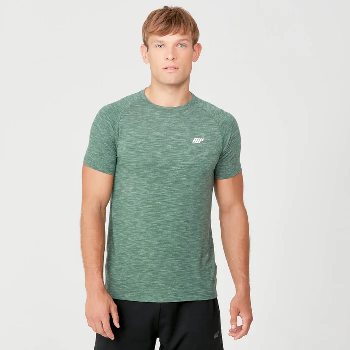 Tricou Performance cu mânecă scurtă - Verde închis marna