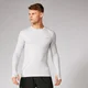 Tricou Sculpt cu mânecă lungă, fără îmbinări - Argintiu
