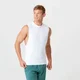Tricou cu mâneci largi decupate Luxe Classic-Alb