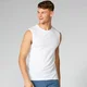 Tricou fără mâneci Luxe Classic-Alb