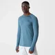 Tricou cu mânecă lungă Dry-Tech – Albastru