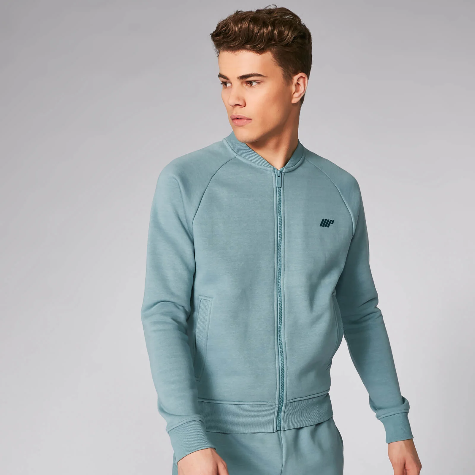 Jacheta Bomber Tru-Fit 2.0-Albastru Airforce - XS Imagine 1