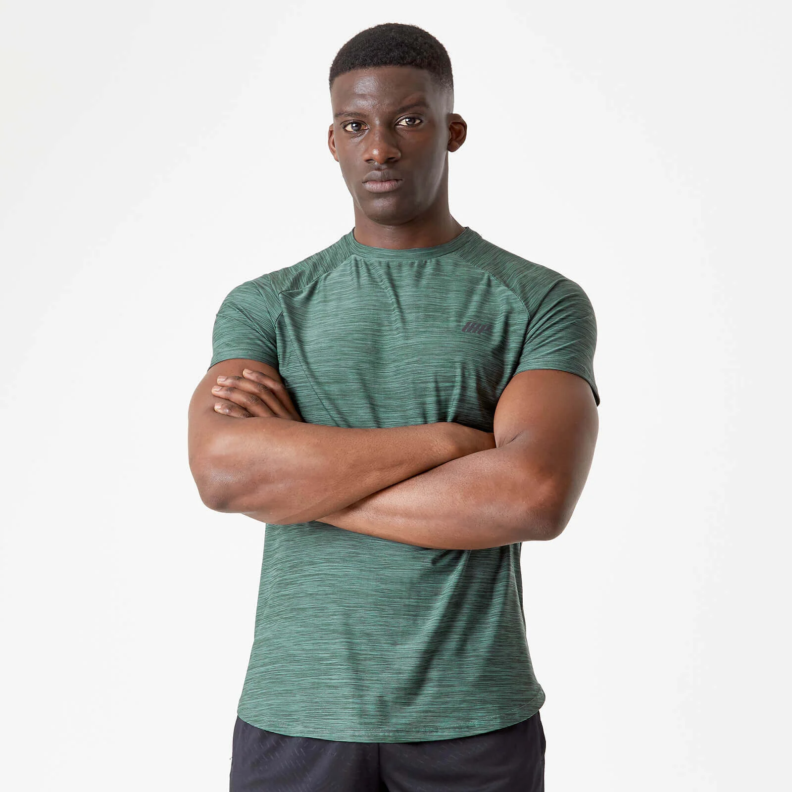 Tricou cu mânecă scurtă Dry-Tech Infinity - Pin marna - XS Imagine 1