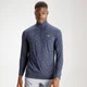 Tricou Performance cu fermoar - Navy marna