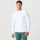 Tricou cu mânecă lungă Luxe Clasic- Alb