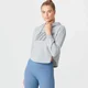 Hanorac Cropped Original - Gri marna