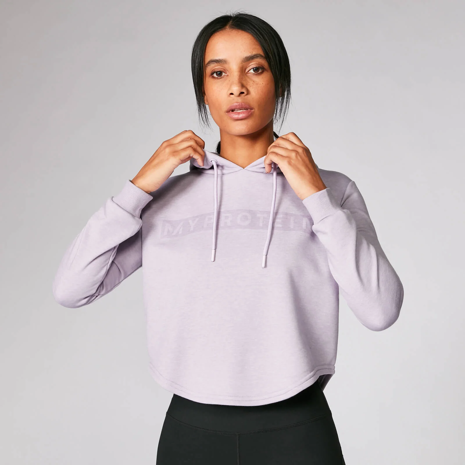 Myprotein The Original Cropped Hoodie - Soft Purple - XS Imagine 1