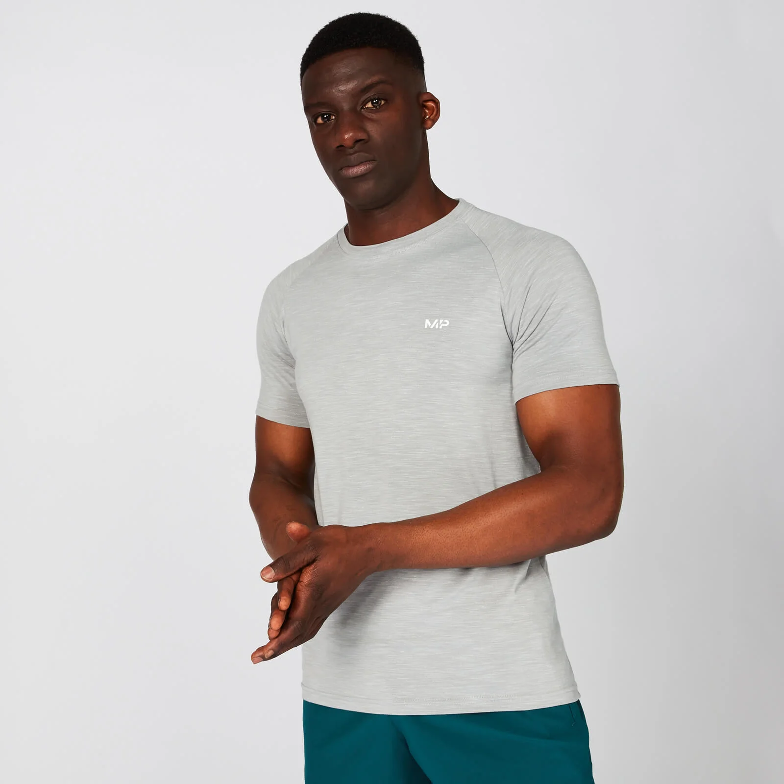 Tricou Performance cu mânecă scurtă - Gri marna - XS Imagine 1