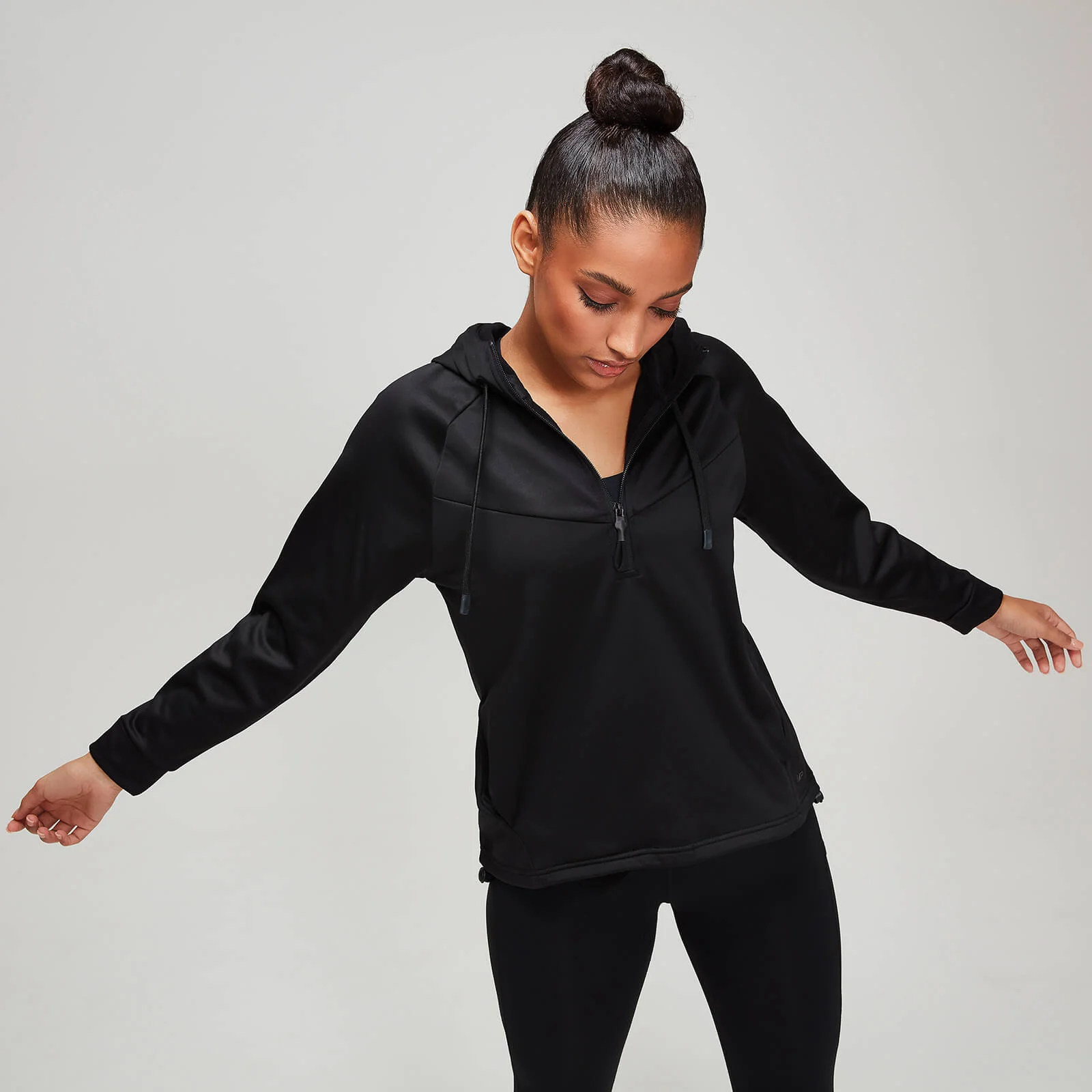 MP Women's Tech Pull Over Hoodie - Black - XS Imagine 1