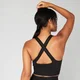 Bustieră cu bretele încrucișate fără cusături MP Shape Ultra pentru femei - Negru