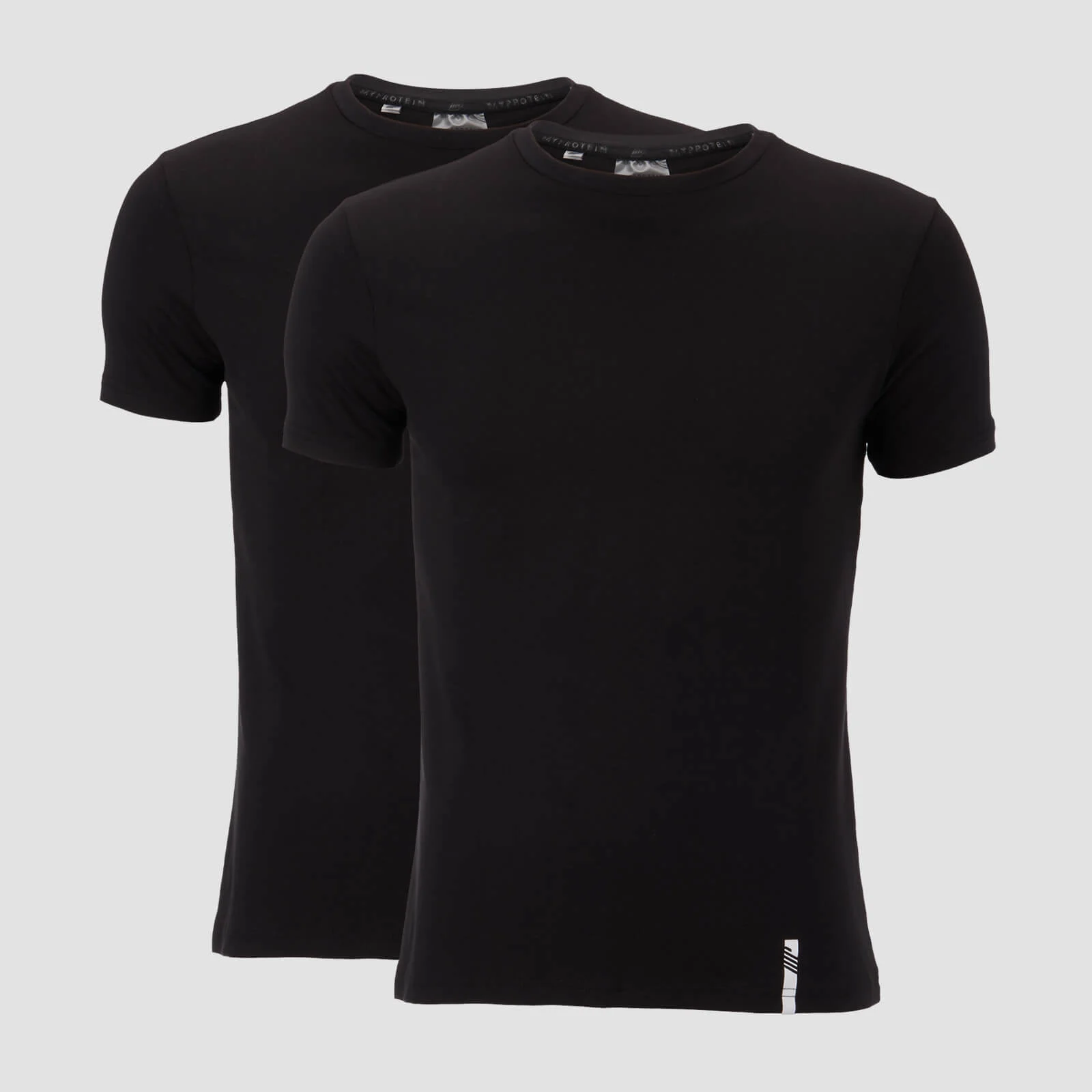 Tricoul de bărbați MP Luxe Classic Crew - Negru/Negru (pachet de 2) - XS Imagine 1