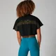 Top decupat Logo- Negru