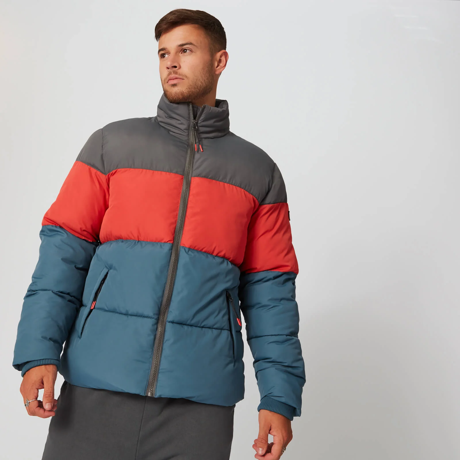 MP Men's Colour Block Puffer Jacket - Diesel - XS Imagine 1