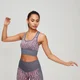 Bustieră Myprotein sport Animal Print pentru femei - Candy/Slate