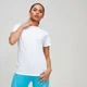 Tricou texturat de antrenament pentru femei - Alb