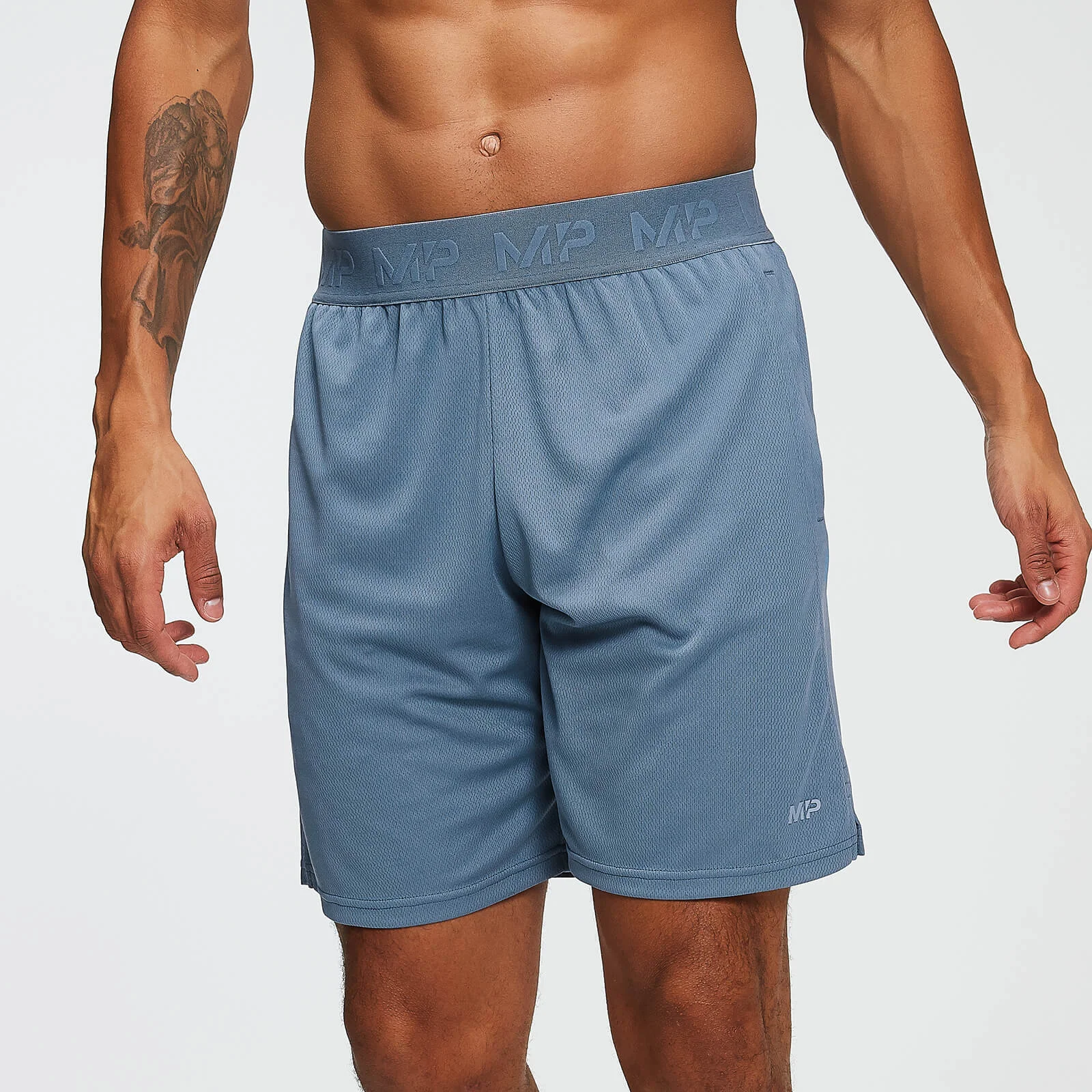 MP Men's Essentials Training Shorts - Washed Blue - XS Imagine 1