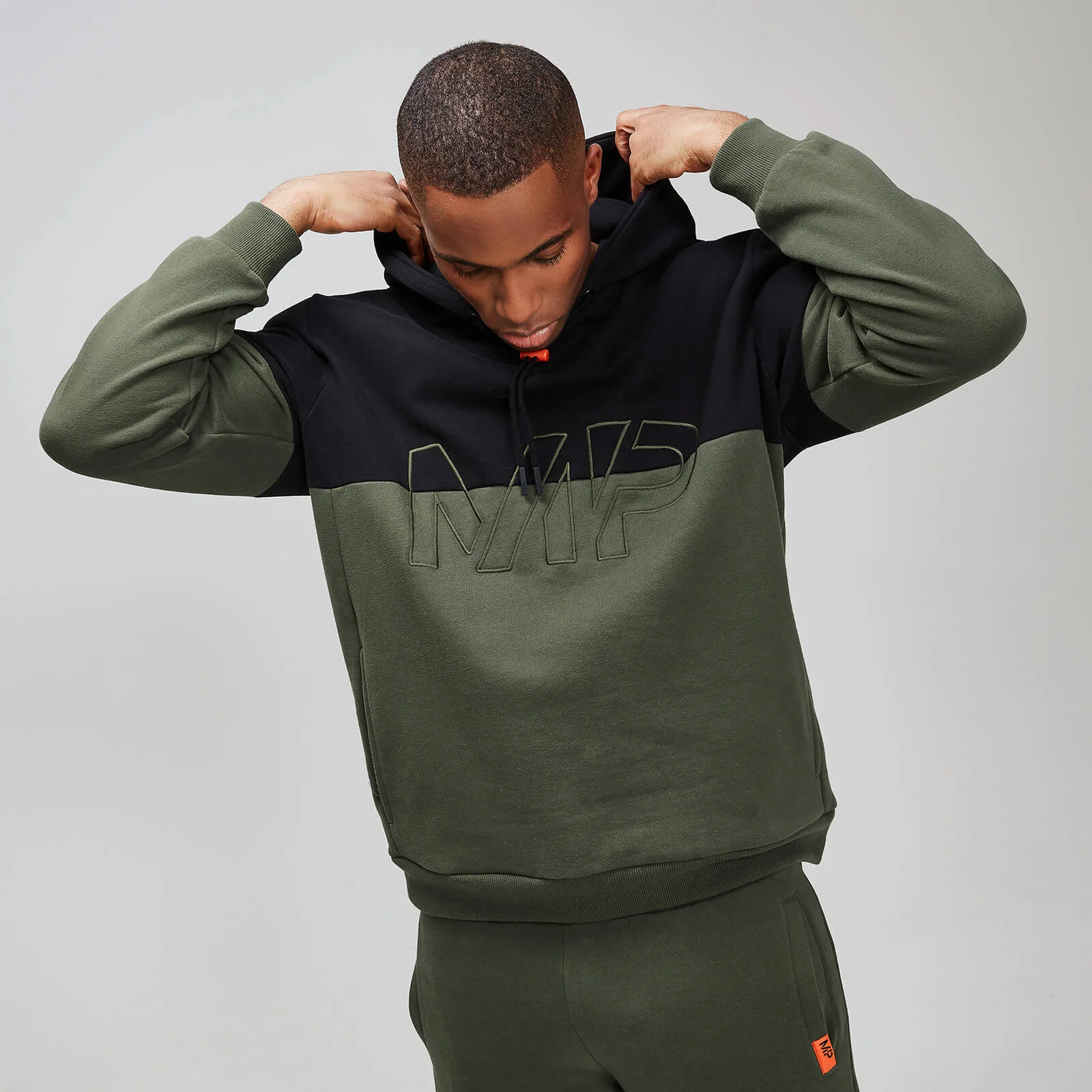 MP Rest Day Men's Split Overhead Hoodie - Army Green - XS Imagine 1