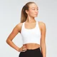 Bustieră sport fără cusături MP Shape Ultra pentru femei - Alb