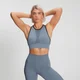 Bustieră sport striată fără cusături MP Training pentru femei - Galaxy