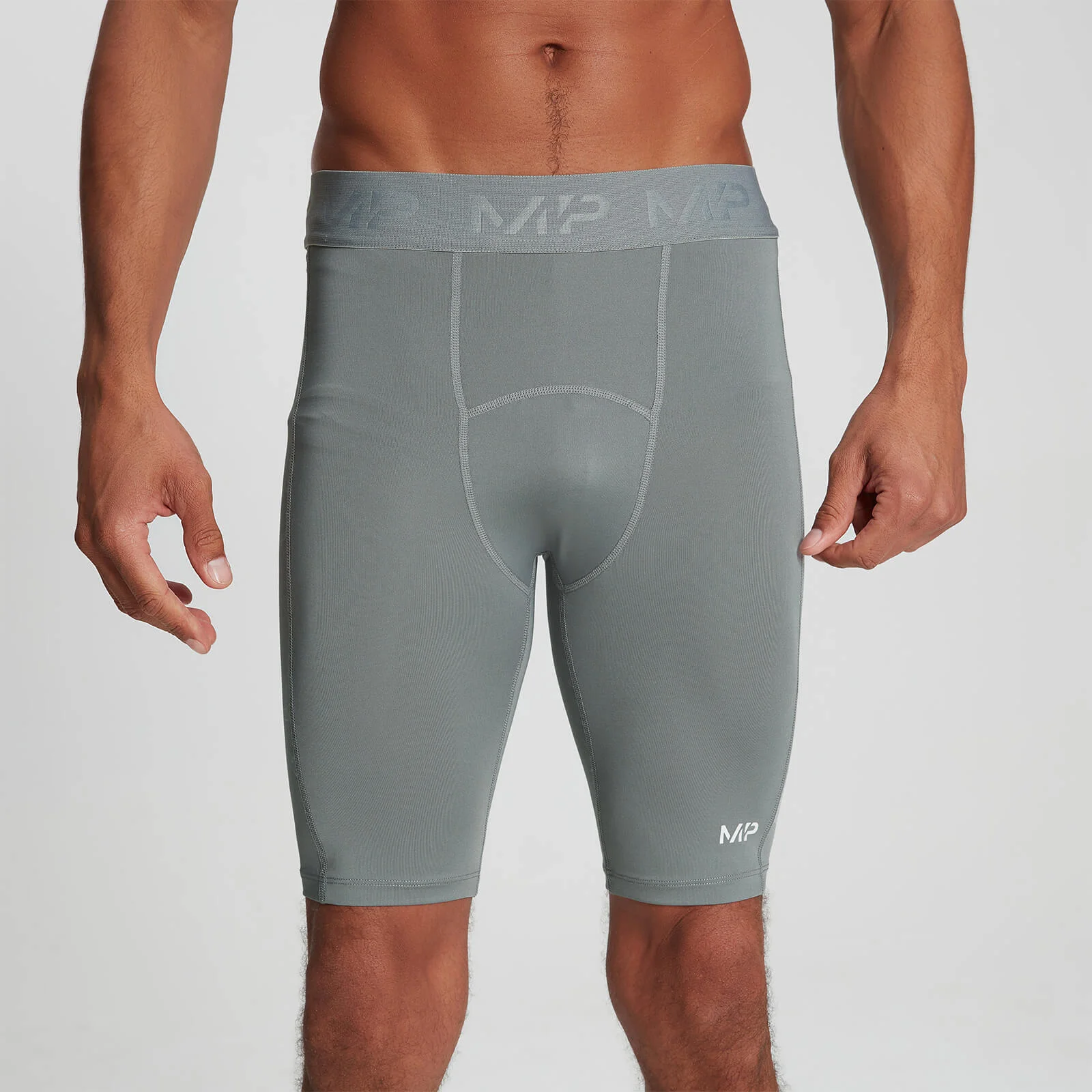 Pantaloni scurți MP Base Layer pentru bărbați - Storm - XXS Imagine 1