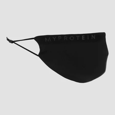 Mască de față Myprotein cu filtru dispensabil - Negru