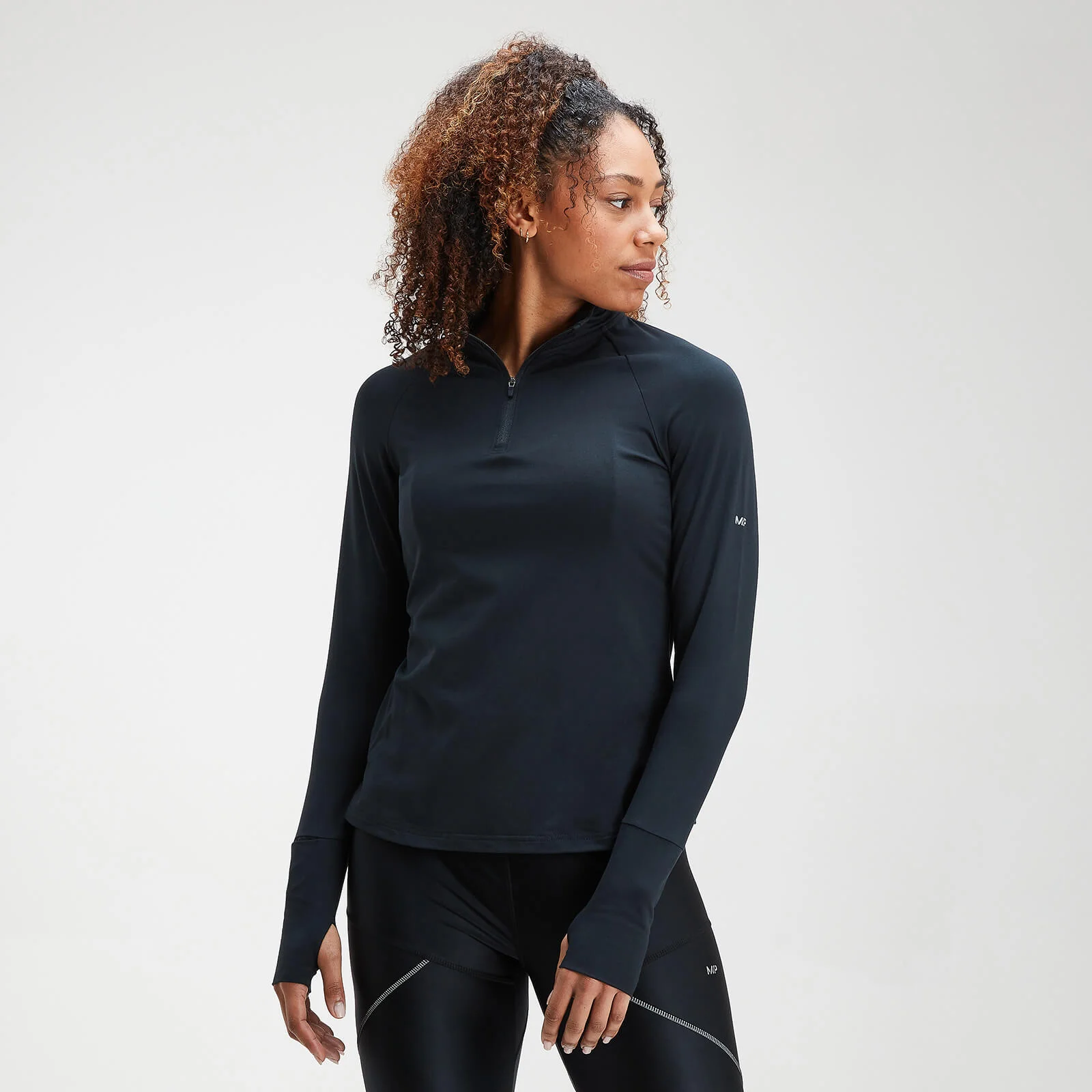 MP Women's Velocity 1/4 Zip Top- Black - XXS Imagine 1