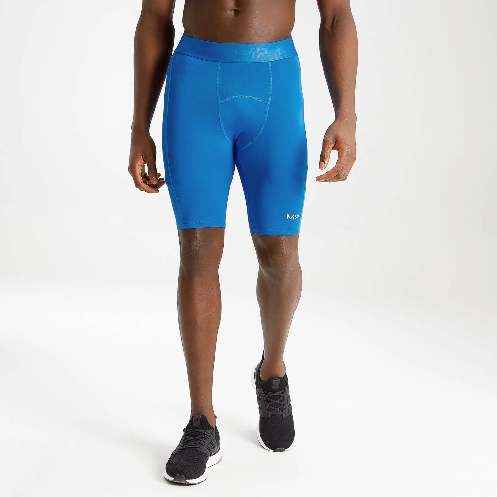 MP Men's Essentials Training Baselayer Short - True Blue - XXS Imagine 1