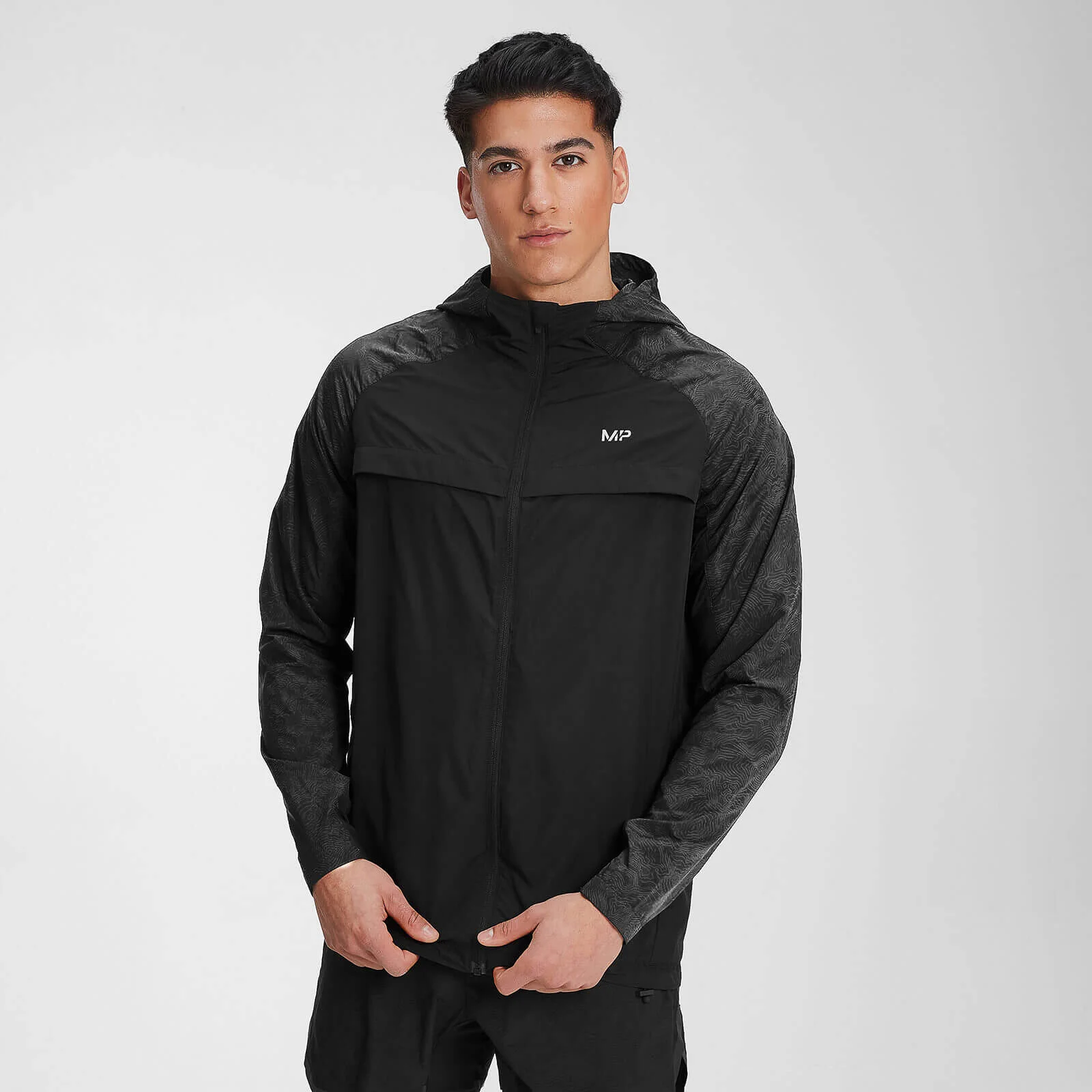 MP Men's Velocity Packable Running Jacket- Black - XXS Imagine 1