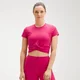 Top cu talie decupată și mâneci scurte MP Power pentru femei - Virtual Pink