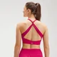 Bustieră sport cu bretele încrucișate la spate MP Power pentru femei - Virtual Pink