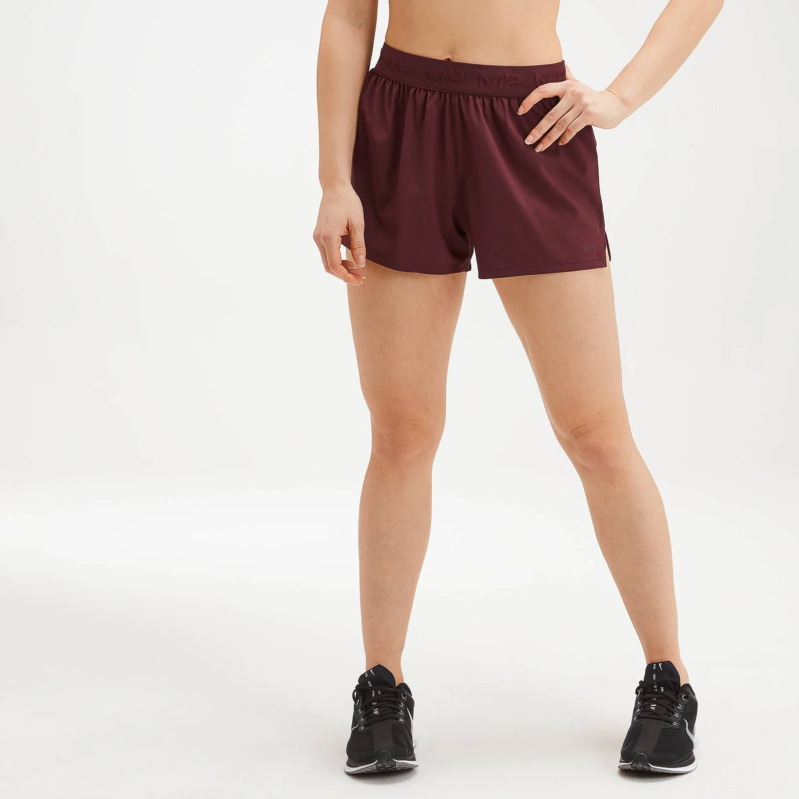 MP Women's Training Energy Shorts - Washed Oxblood - XXS Imagine 1