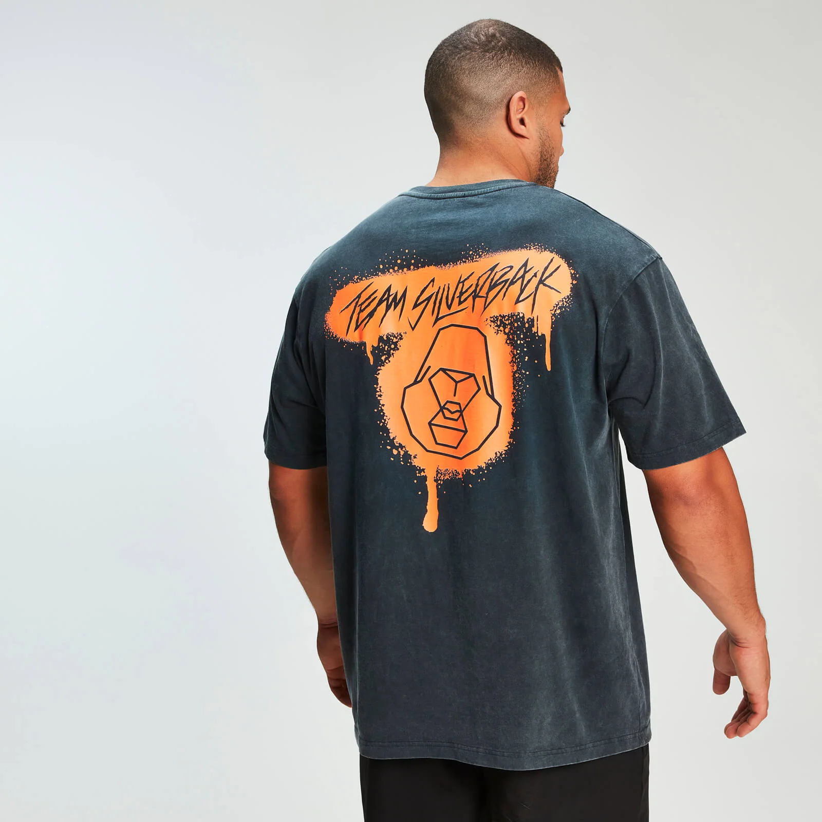 MP x Zack George Acid Wash Oversized Tee - Neon Orange - XS Imagine 1