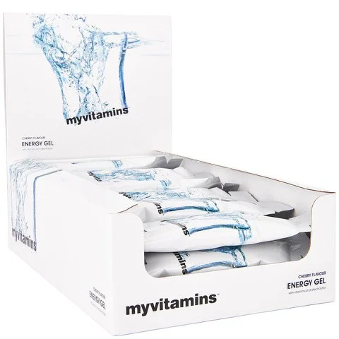 Myvitamins Energy Gel (Box) - 24 x 50g - Cirese Imagine 1
