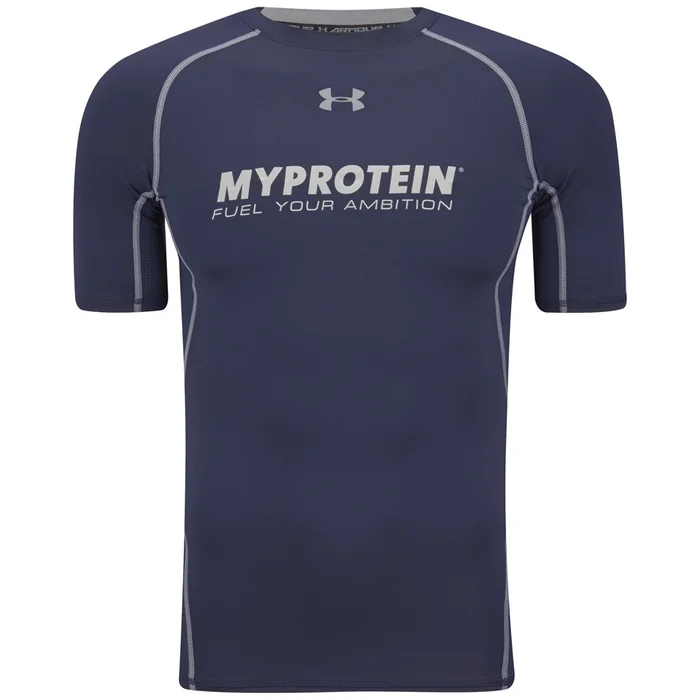 Bluza pentru barbati cu compresie si maneca lunga Under Armour HeatGear® Armour - Midnight Navy