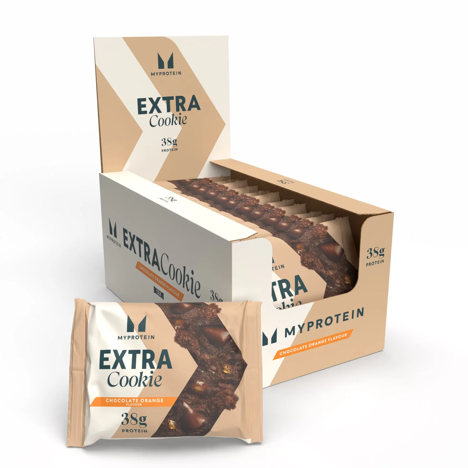 Prăjitură cu proteine - 12 x 75g - Ciocolata si Portocale Imagine 1