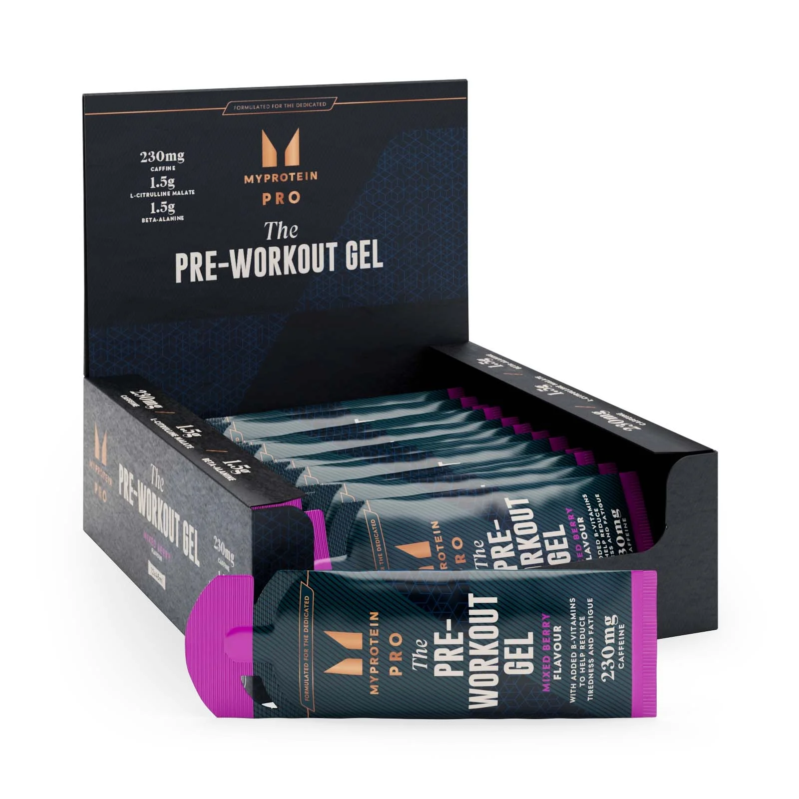 Gel pre-workout - 12 x 50g - Fructe de padure amestecate Imagine 1