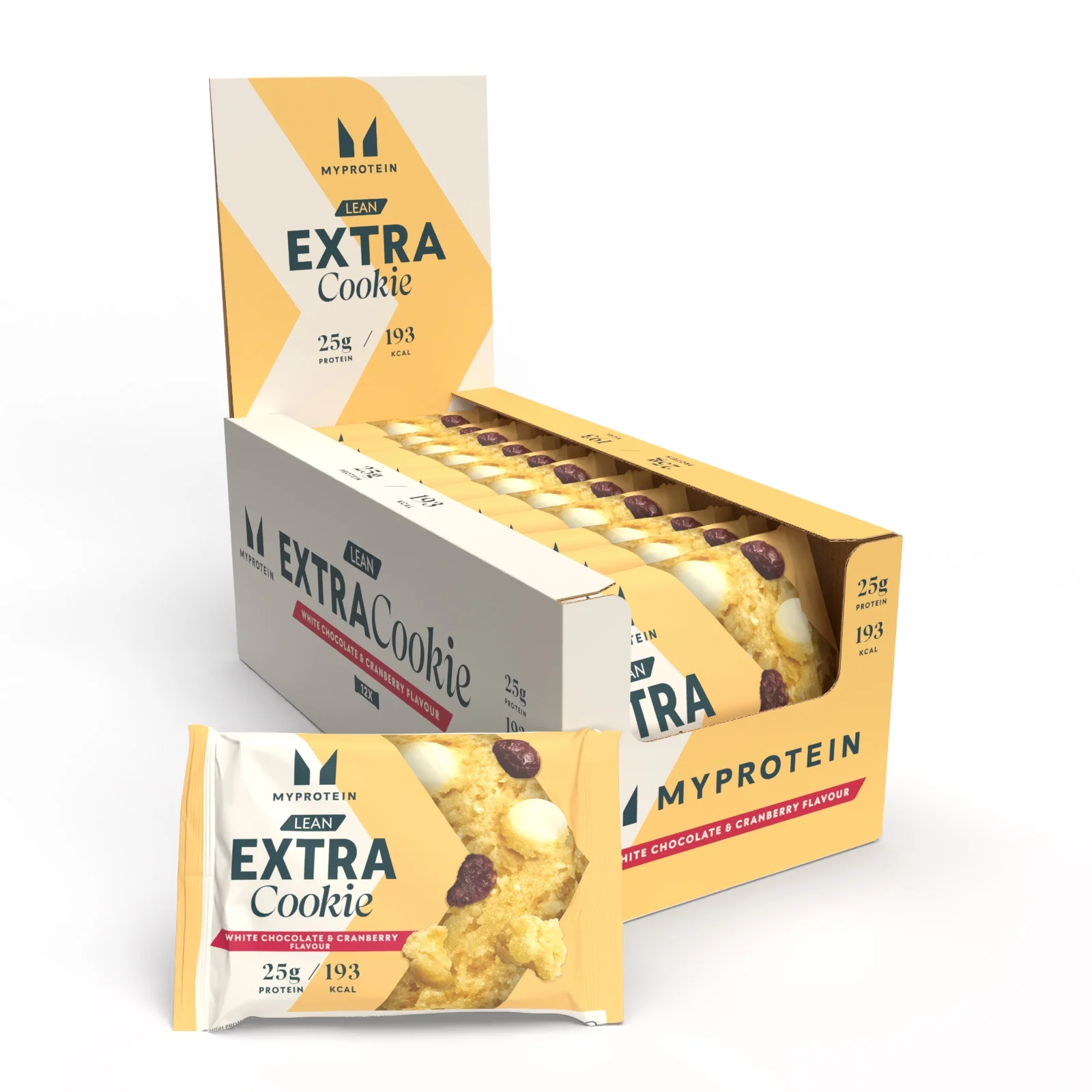 Prăjitură proteică Skinny - Merisor & Ciocolata alba Imagine 1