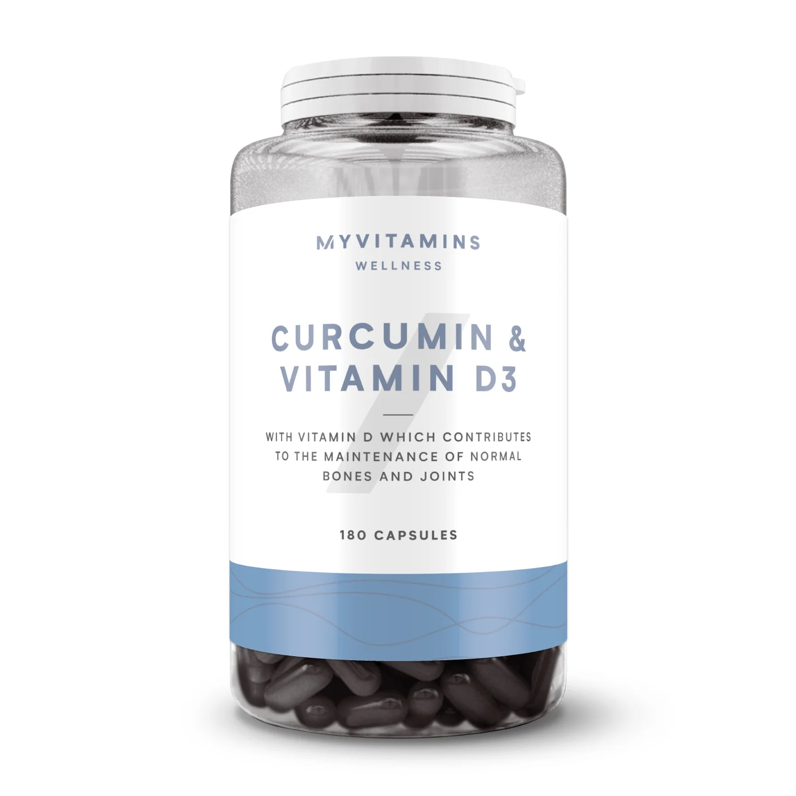 Curcumină și vitamina D3 - 180capsule Imagine 1
