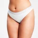 Slip tanga fără cusături MP pentru femei - Alb