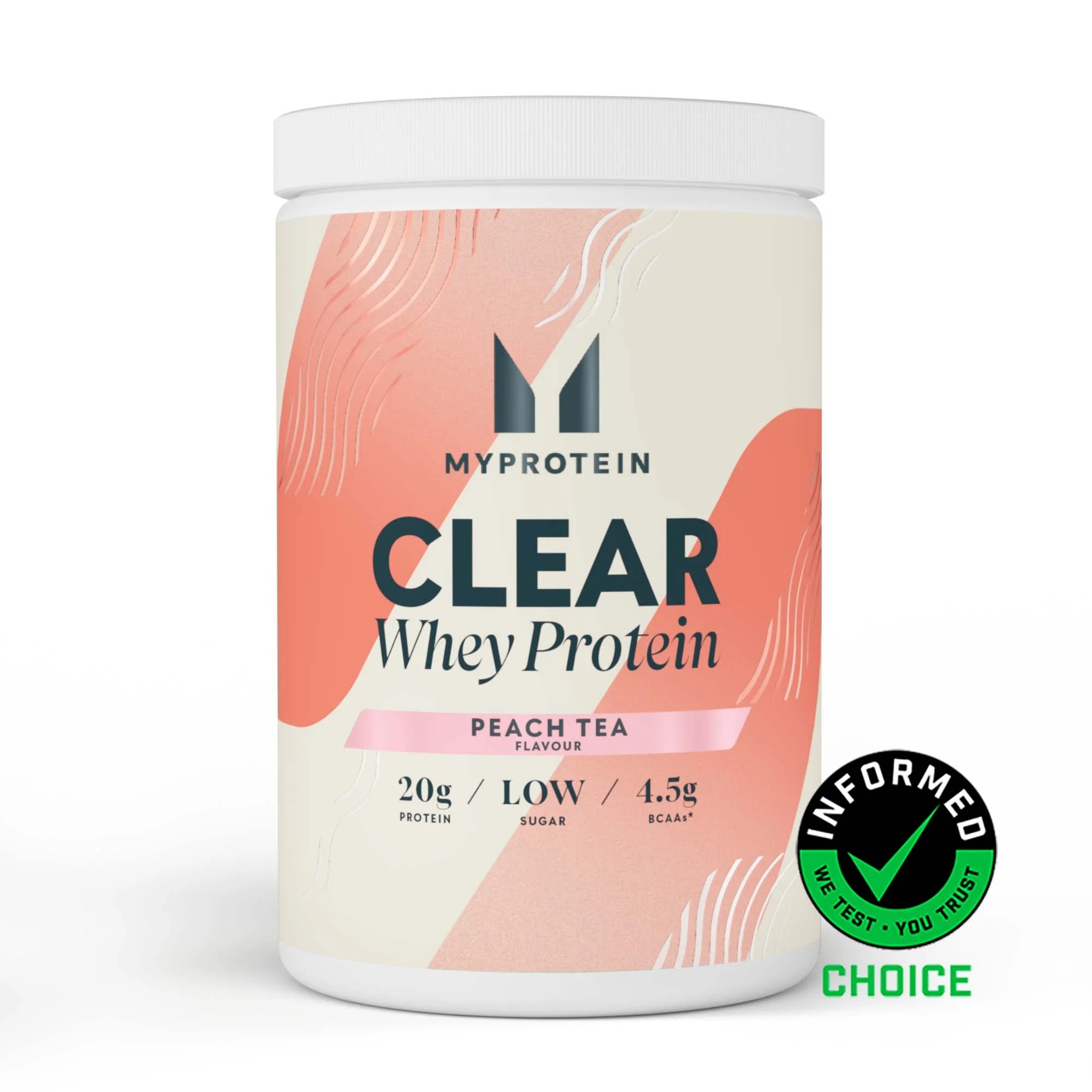 Clear Whey Isolate - 500g - 20servings - Peach Tea Imagine 1