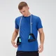 Tricou cu mânecă scurtă pentru bărbați MP Performance - Cobalt/Negru