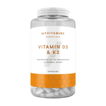 Capsule cu Vitamina D3 și K2