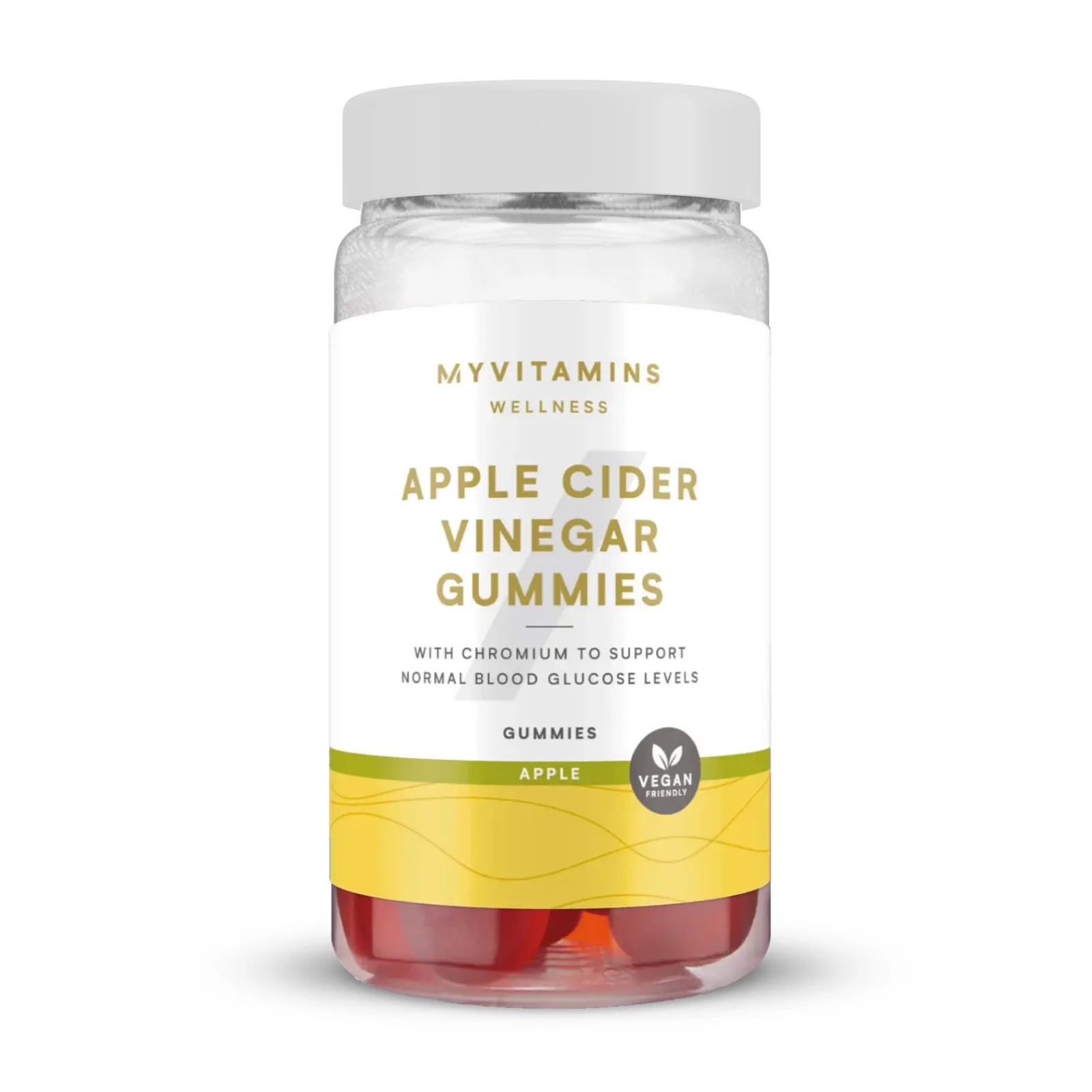 Jeleuri cu aromă de oțet de cidru de mere - 60gummies - Mar Imagine 1
