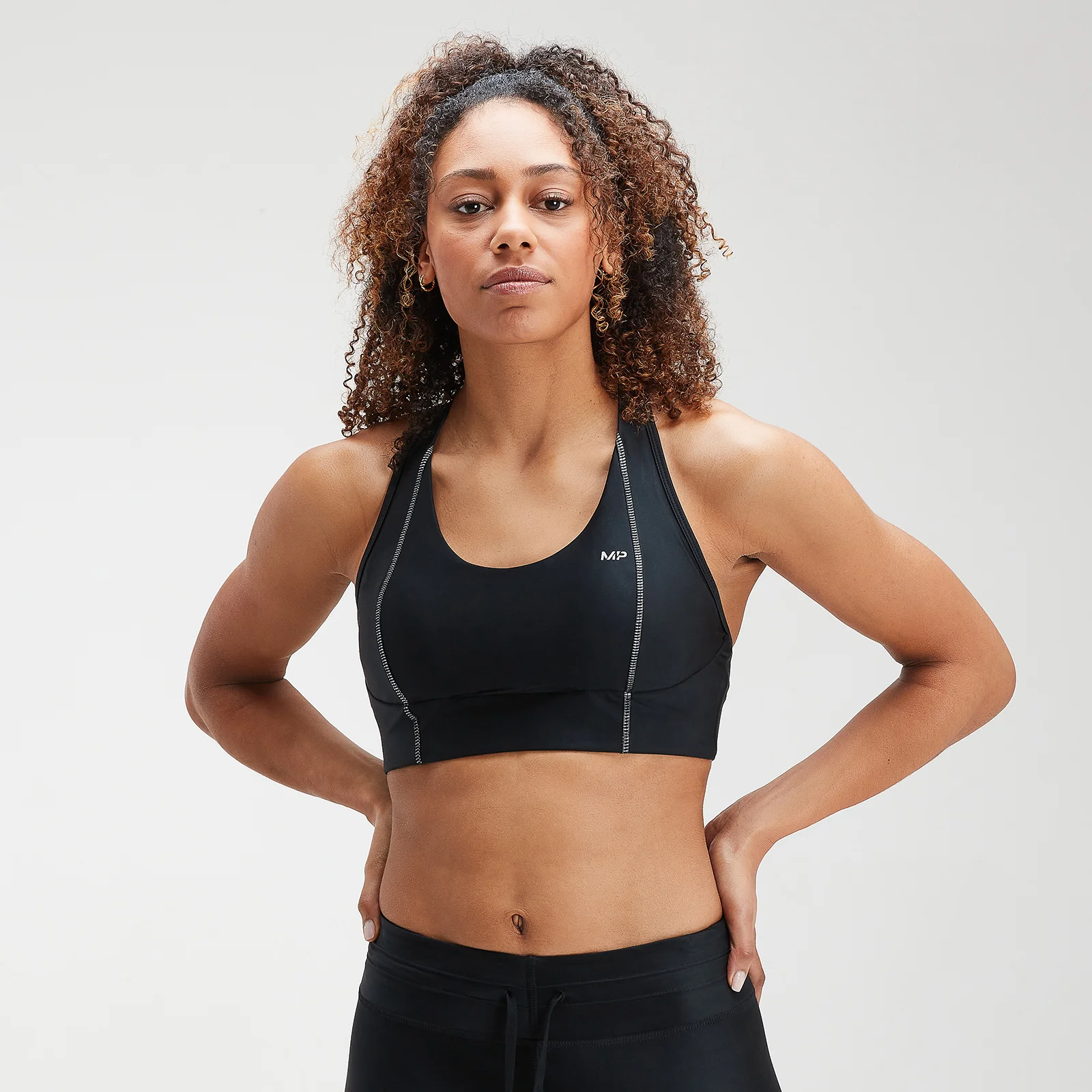 MP Women's Velocity Sports Bra- Black - XS Imagine 1