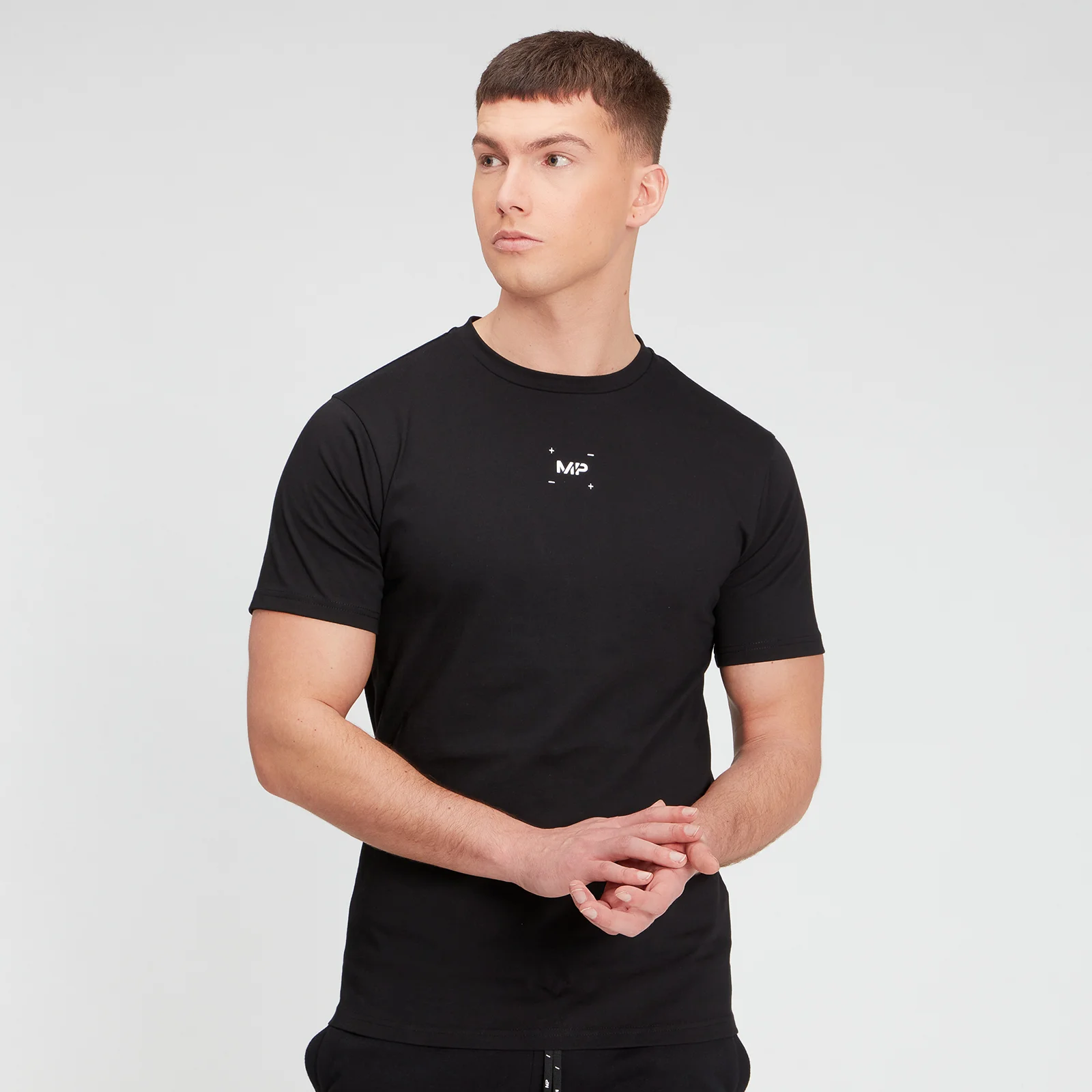 MP Men's Central Graphic Short Sleeve T-Shirt - Black - XXS Imagine 1